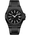 Dkny Men's Modernist Black Stainless Steel Bracelet Watch, 42mm