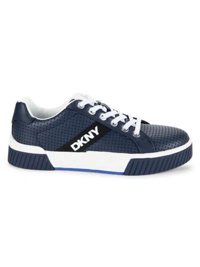 DKNY MEN'S PERFORATED COLORBLOCK SNEAKERS