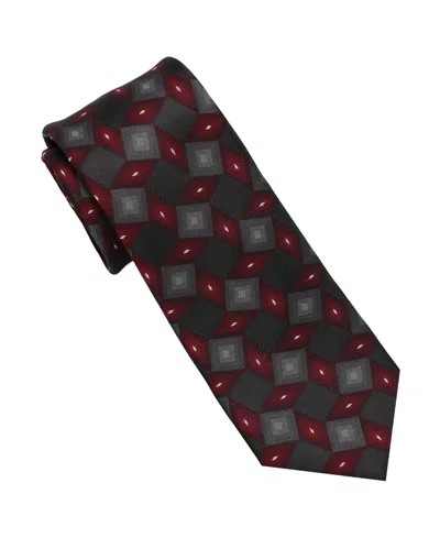 Dkny Men's Slim Design Tie In Burgundy