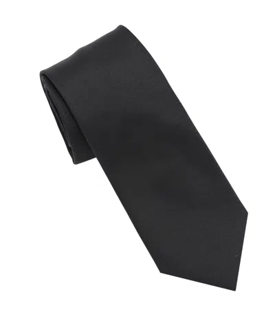 Dkny Men's Slim Design Tie In Black