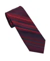 Dkny Bold Stripe Tie In Purple