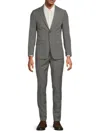 Dkny Men's Slim-fit Two-button Stretch Suit In Gray