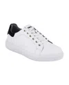 DKNY MEN'S SMOOTH LEATHER SNEAKERS