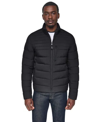Dkny Men's Stretch Puffer Jacket In Blue