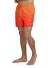 Dkny Men's Textured Ombre Drawstring Swim Shorts In Orange