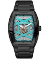 Dkny Men's Urban Automatic Black Stainless Steel Bracelet Watch, 51mm