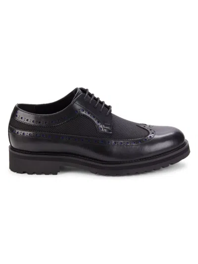 Dkny Men's Wingtip Derby Shoes In Black