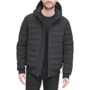 Dkny Mens Cold Weather Water Resistant Bomber Jacket In Black