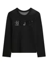 Dkny Mesh-panel Logo T-shirt In Black