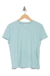 Dkny Metallic Bubble Logo Knot Front T-shirt