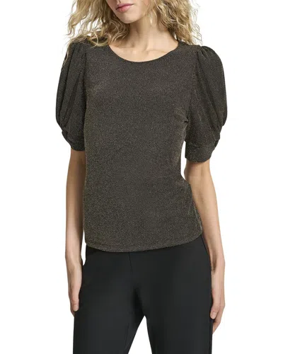 Dkny Metallic Top In Multi