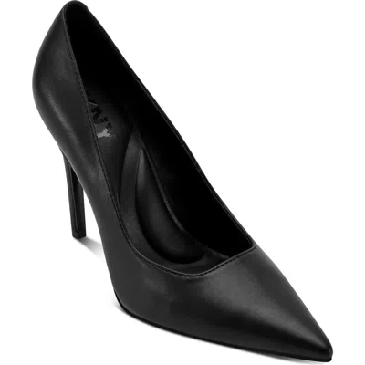 Dkny Mickel Pointed Toe Pump In Black