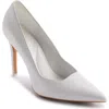 Dkny Mickel Pointed Toe Pump In White