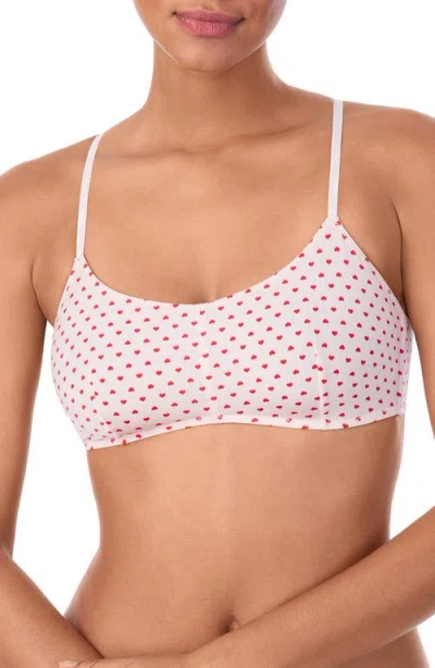 Dkny Women's Micro Bralette Dk7306 In Mini Hearts