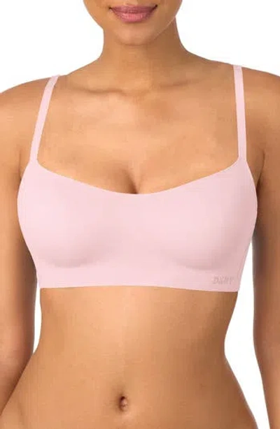 Dkny Microfiber Wireless Bra In Pearly Pink