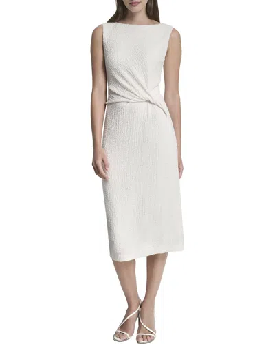 Dkny Midi Dress In White