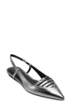 Dkny Mikado Slingback Pointed Toe Flat