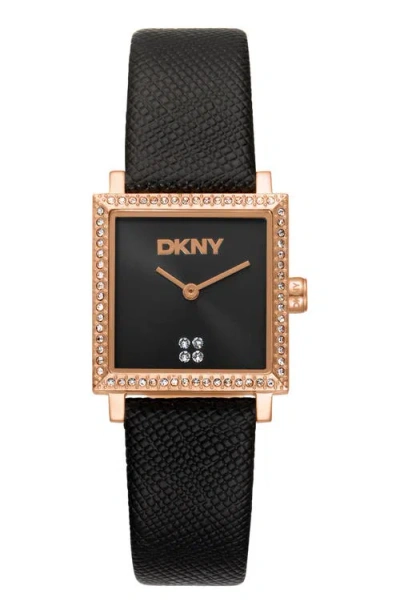 Dkny Milanese Square Watch, 24mm X 31mm In Orange