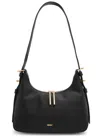 Dkny Mindy Grained Leather Cross-body Bag In Black