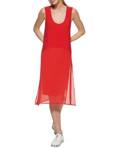 Dkny Mini Dress In Red