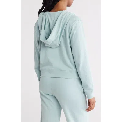 Dkny Mini Stud Logo Zip Hoodie