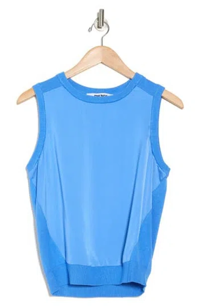 Dkny Mixed Media Sleeveless Sweater