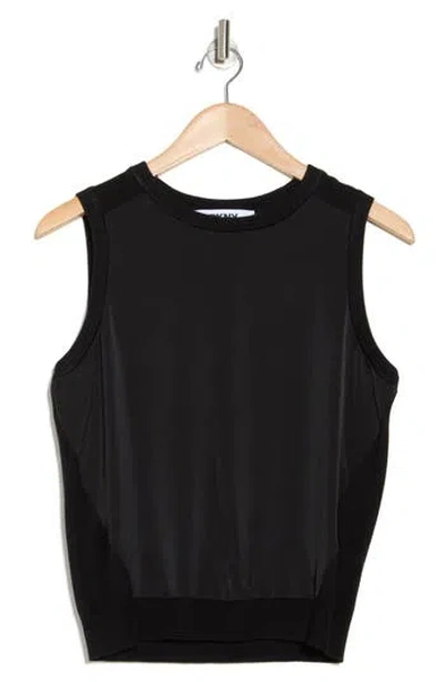 Dkny Mixed Media Sleeveless Sweater