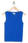 Dkny Mixed Media Sleeveless Sweater
