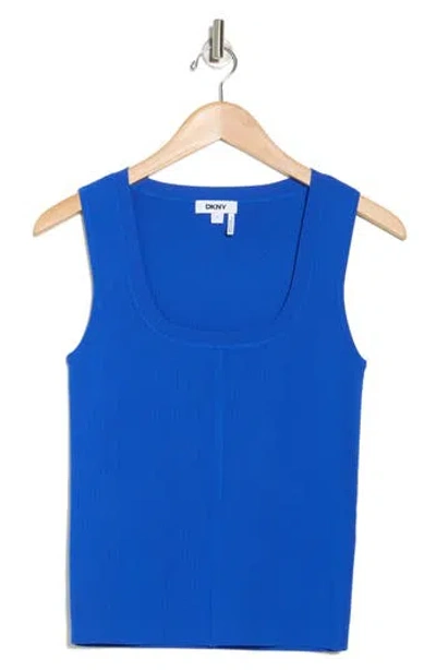 Dkny Mixed Media Sleeveless Sweater