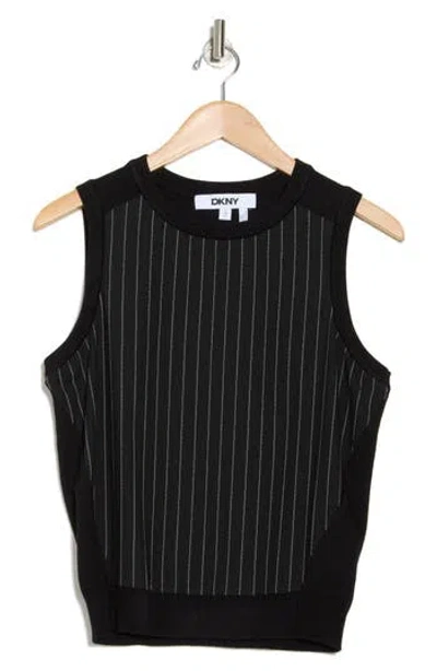 Dkny Mixed Media Sleeveless Sweater