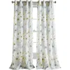 Dkny Modern Bloom Single Curtain Panel In Yellow
