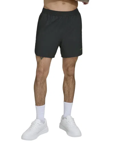 Dkny Modern Euro Swim Trunk In Black