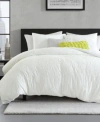 Dkny Modern Hexagon Comforter Sets In White