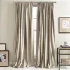 Dkny Modern Knotted Velvet 108 X 50 Window Panel, Pair In Gold