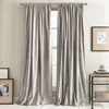 Dkny Modern Knotted Velvet 84 X 50 Window Panel, Pair In Metallic
