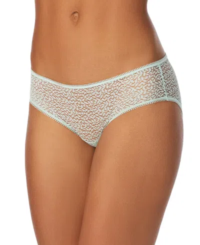Dkny Modern Lace Sheer Hipster Underwear Dk5014 In Surf Spray