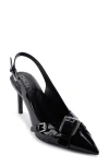 Dkny Modeste Slingback Pointed Toe Pump In Black