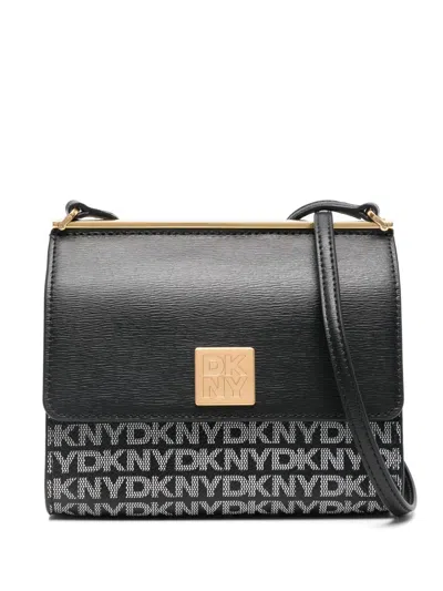 Dkny Mona Flap Crossbody In Black