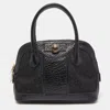 DKNY DKNY MONOGRAM CANVAS AND LEATHER DOME SATCHEL