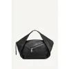 Dkny Monroe Satchel In Black/silver