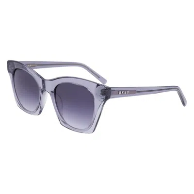 Dkny Multicolor Acetate Sunglasses In Blue