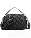 Dkny Nadia Small Quilted Flap Shoulder Bag In Black