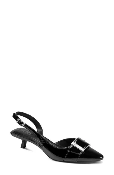 Dkny Naylor Pointed Toe Slingback Pump In Black