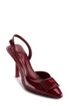 Dkny Neilton Slingback Pump In Ruby Red