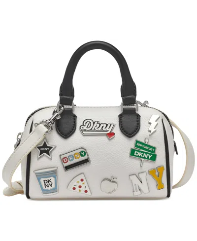 Dkny Nell Mini Satchel Crossbody In Gray