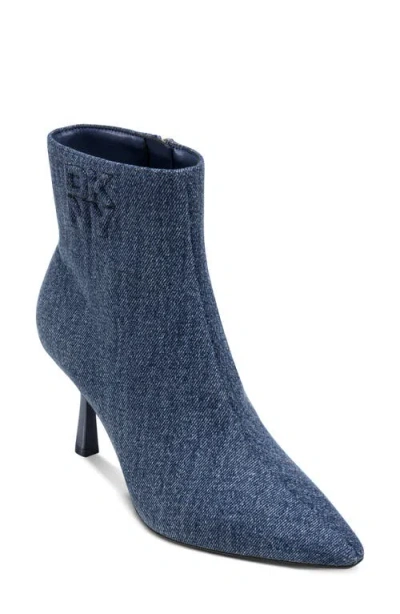 Dkny Women's Niomi Heeled Booties In Blue