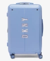 Dkny Nyc 25" Upright In Blue Suede