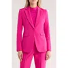 Dkny One-button Suit Blazer In Pink