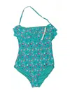 Dkny One Piece Swimsuit In Teal