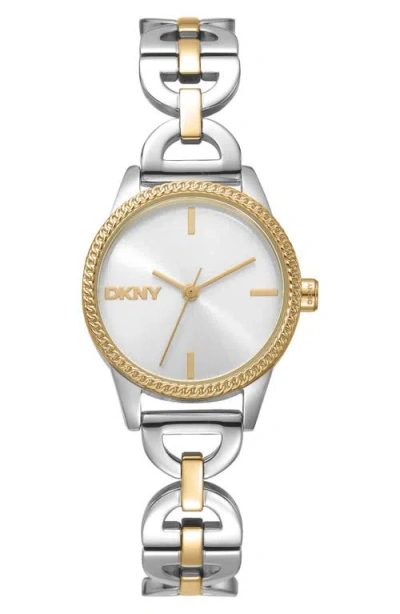 Dkny Open Link Bracelet Watch, 26mm In Neutral